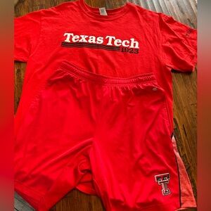 Texas Tech Shirt and Shorts